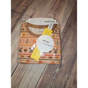 Little Sleepies Harvest Fair Isle 9/10 pajama set